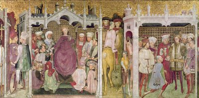 Queen Teodolinda enthroned by Zavattari Family